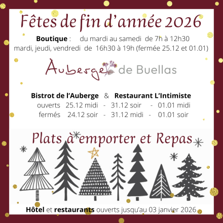ouverture fin d'année